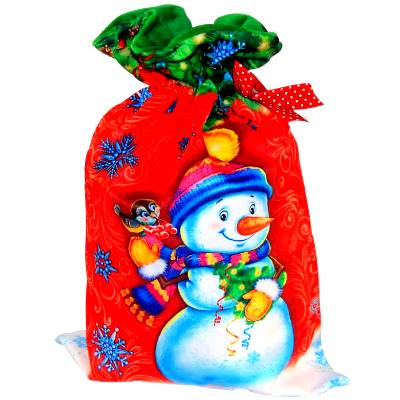 Детский подарок на Новый Год в мешочке весом 1000 грамм 